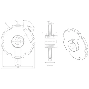 Lánckerék SW P125