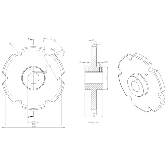 Lánckerék SW P125